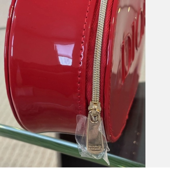 Dior  Red Patent Cosmetic Pouch | Miss Dior, Sauvage Jadore cosmetic bag, purse - Picture 3 of 4